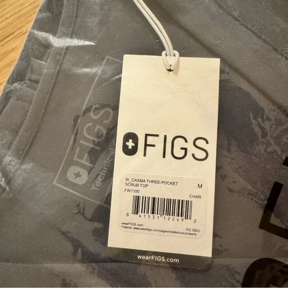 Figs Gray Scrub Set - Picture 4 of 5